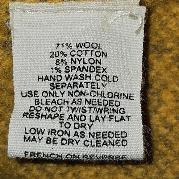 Moth Anthropologie Womens Mustard Yellow Sweater Pencil‎ Skirt Medium - Picture 5 of 5